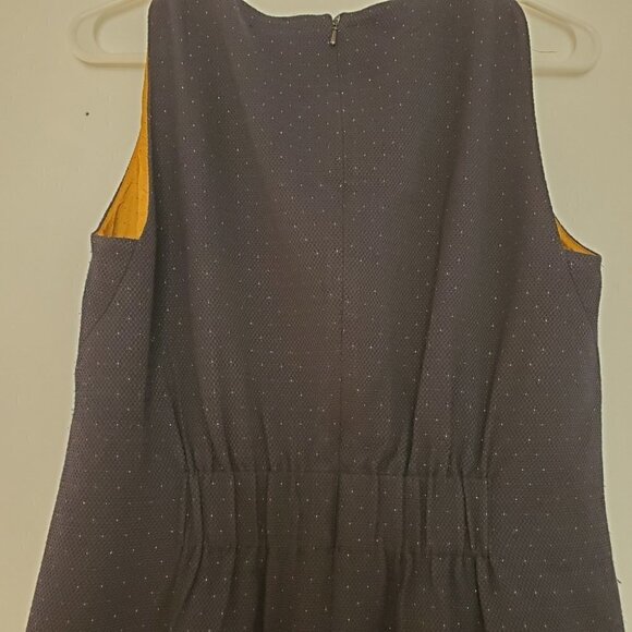 Ted baker London Navy and Gold Zumiad Dress - Picture 5 of 7